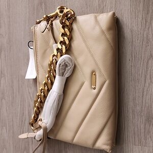 Rebecca Minkoff Edie Maxi crossbag bag with gold chain nwt